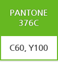 PANTONE 376C / C60 Y100