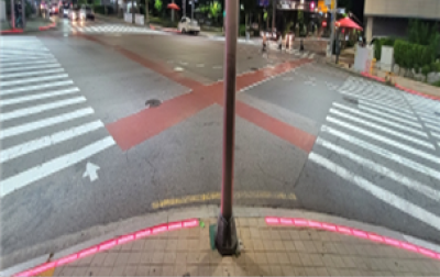 스마트 횡단보도 설치 관련사진 1