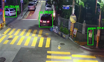 AI기반 보행자안전시스템 설치 관련사진 3