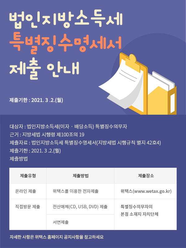 2 월 제출 지침