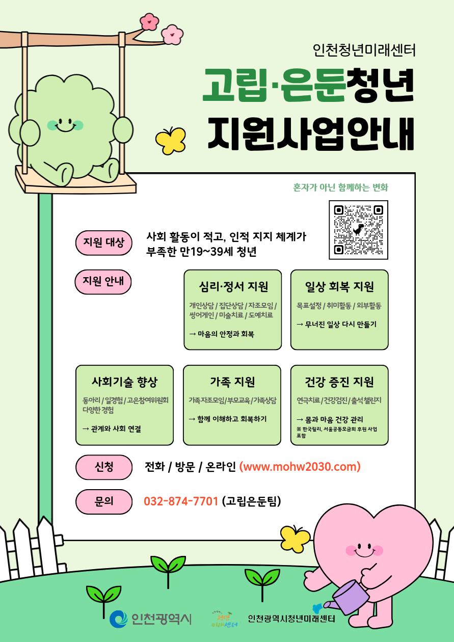 위기청년(가족돌봄·고립은둔) 전담지원 사업 안내의 2번째 이미지