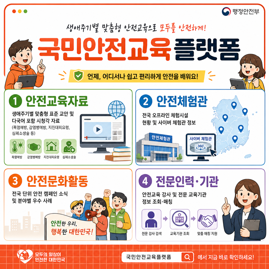 국민안전교육플랫폼 안내의 1번째 이미지