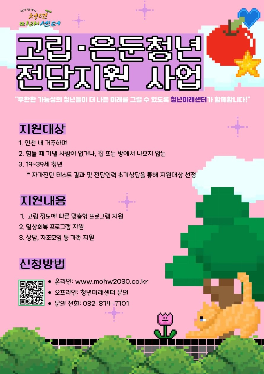「위기청년(가족돌봄·고립은둔) 전담지원 사업」 안내의 2번째 이미지