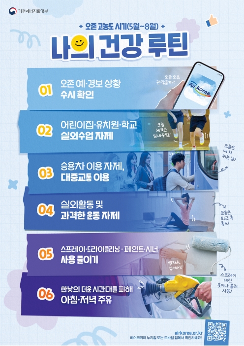 여름철 고농도 오존 대응요령의 1번째 이미지