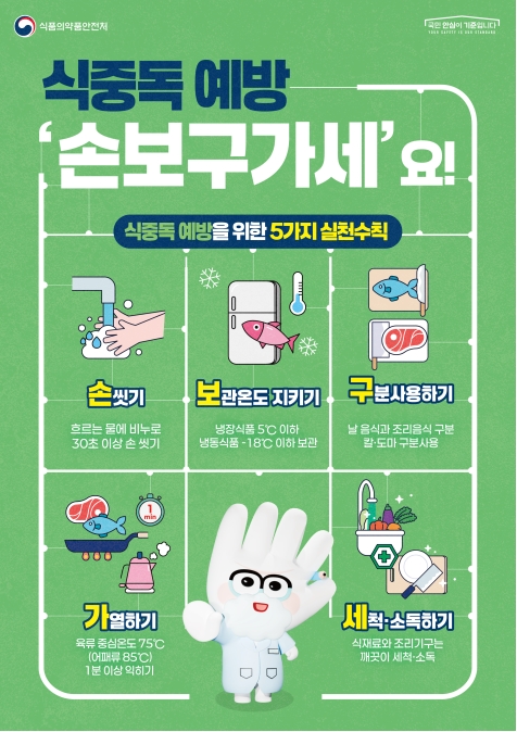 식중독 예방수칙 '손보구가세' 교육의 2번째 이미지