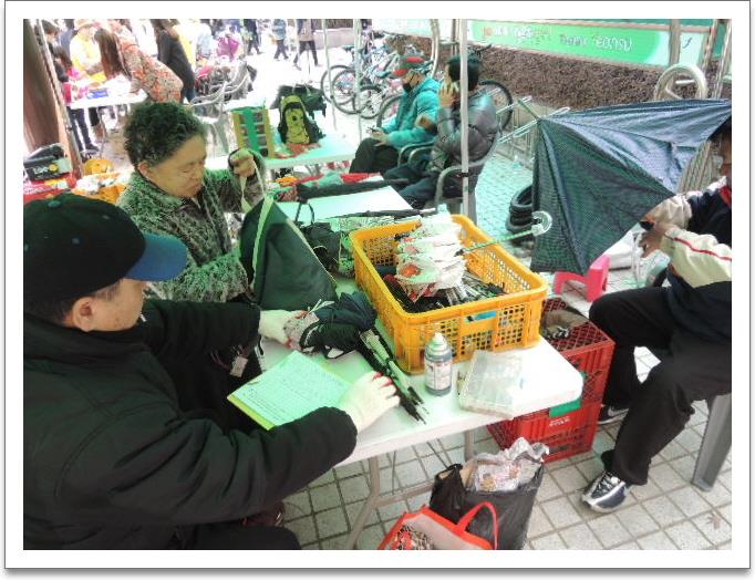 제1회 자전거 우산 수리 캠페인의 2번째 이미지