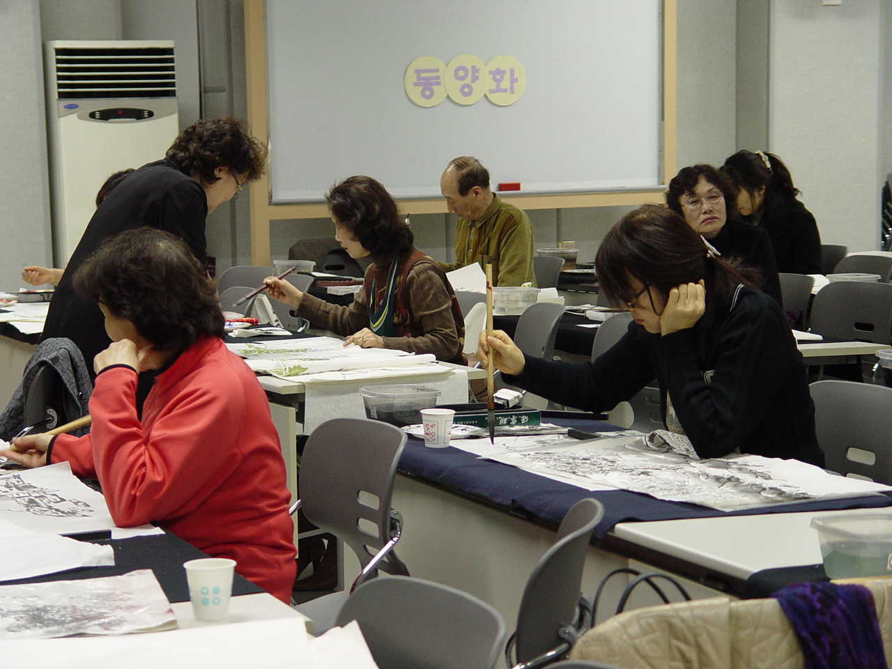 2006년 상반기 평생학습 프로그램-동양화 개강이미지