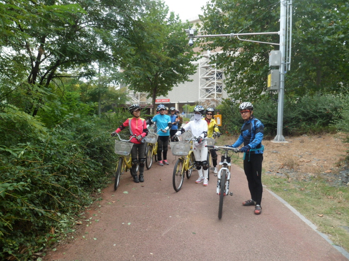 2014년 3기 교육 중 승기천자전거도로 주행연습~의 1번째 이미지