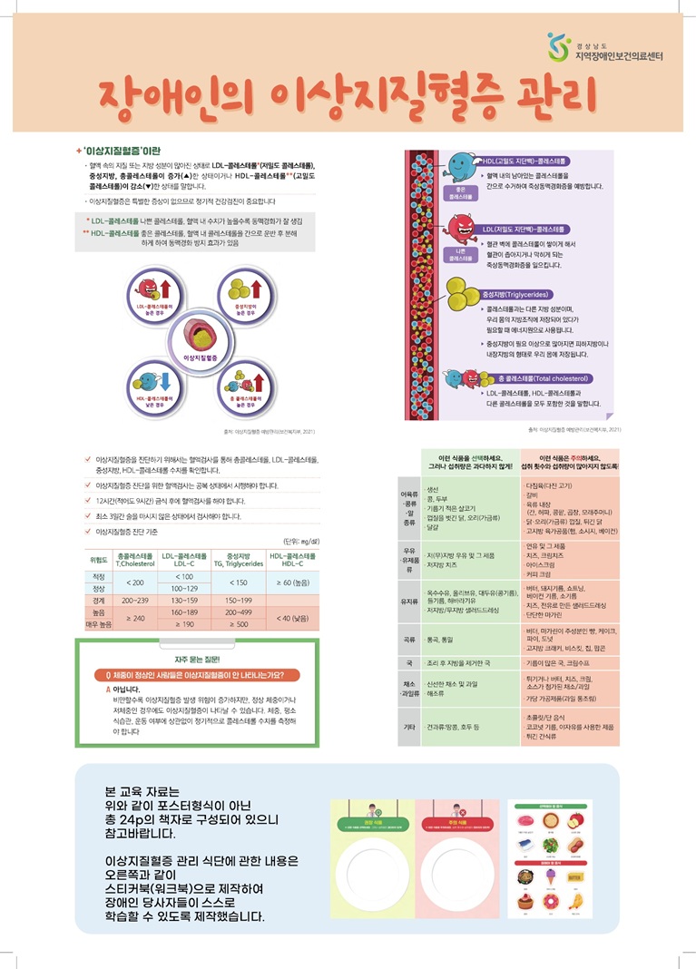 2026년 6월 장애인 자가 건강관리 안내의 1번째 이미지
