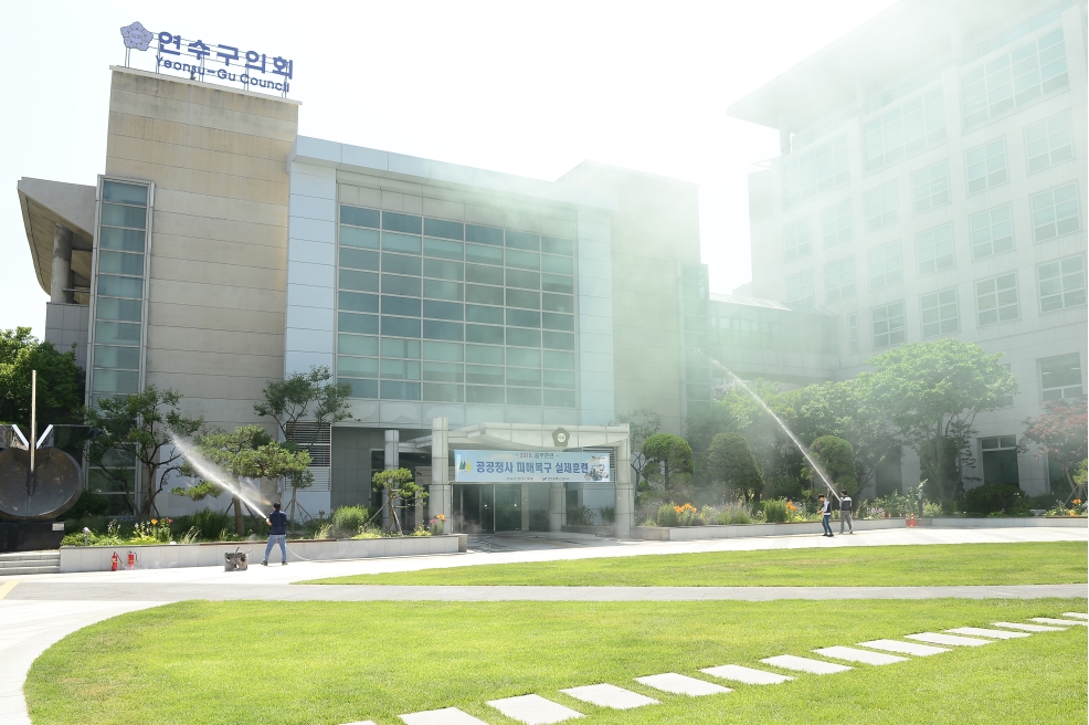 2018 충무훈련 공공청사 피해복구 실제훈련의 4번째 이미지