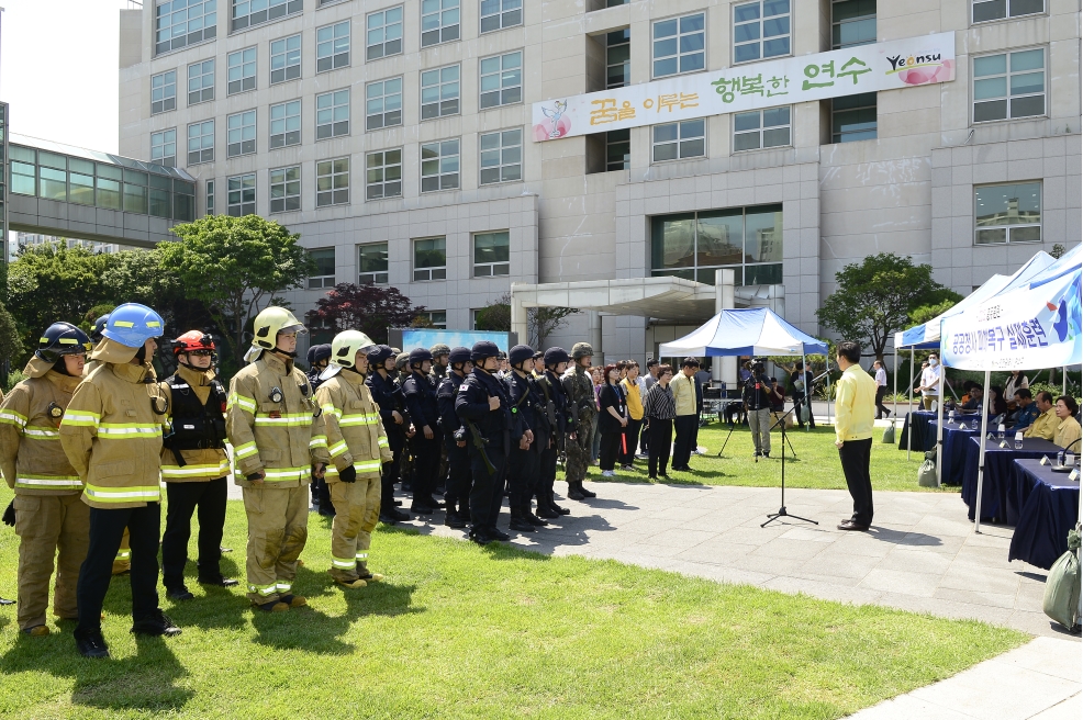2018 충무훈련 공공청사 피해복구 실제훈련의 3번째 이미지