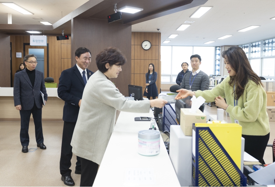 2019년 1월 2일 송도4동 행정복지센터 임시청사 개청의 2번째 이미지