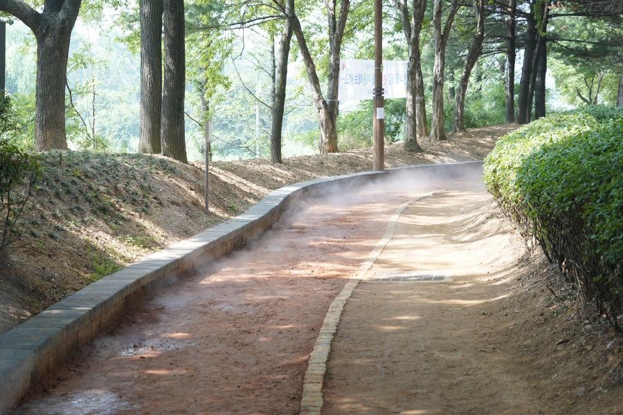 연수둘레길 황톳길 개장 행사 상세보기 | 구정홍보관