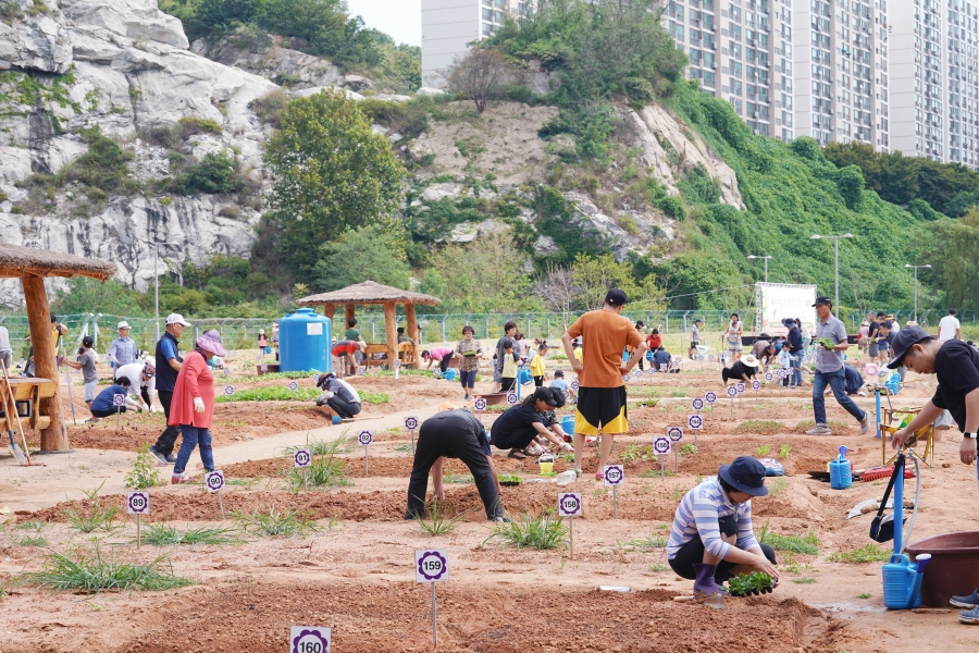 송도 석산 힐링공간 개장식의 1번째 이미지
