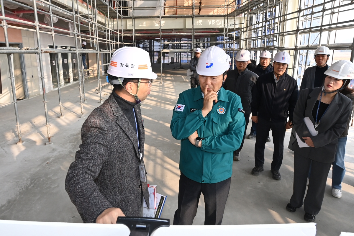 공사 현장 점검(청소년수련관, 8공구복합문화시설)의 5번째 이미지