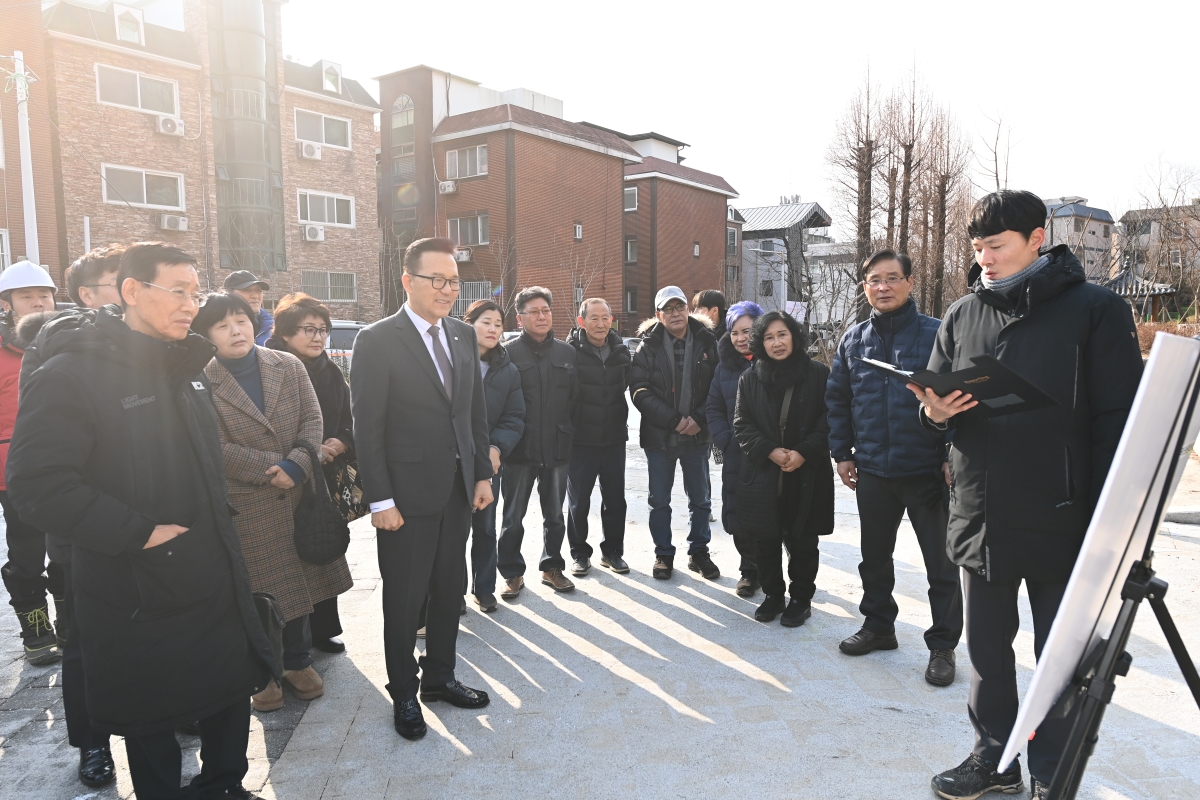 연수1동 비류공원 공사현장 방문의 3번째 이미지