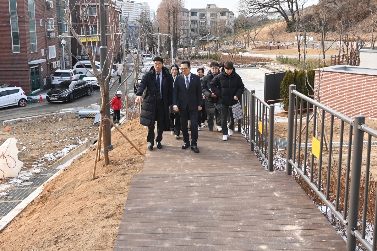 연수1동 비류공원 공사현장 방문의 4번째 이미지