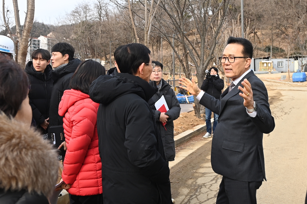 연수1동 비류공원 공사현장 방문의 1번째 이미지