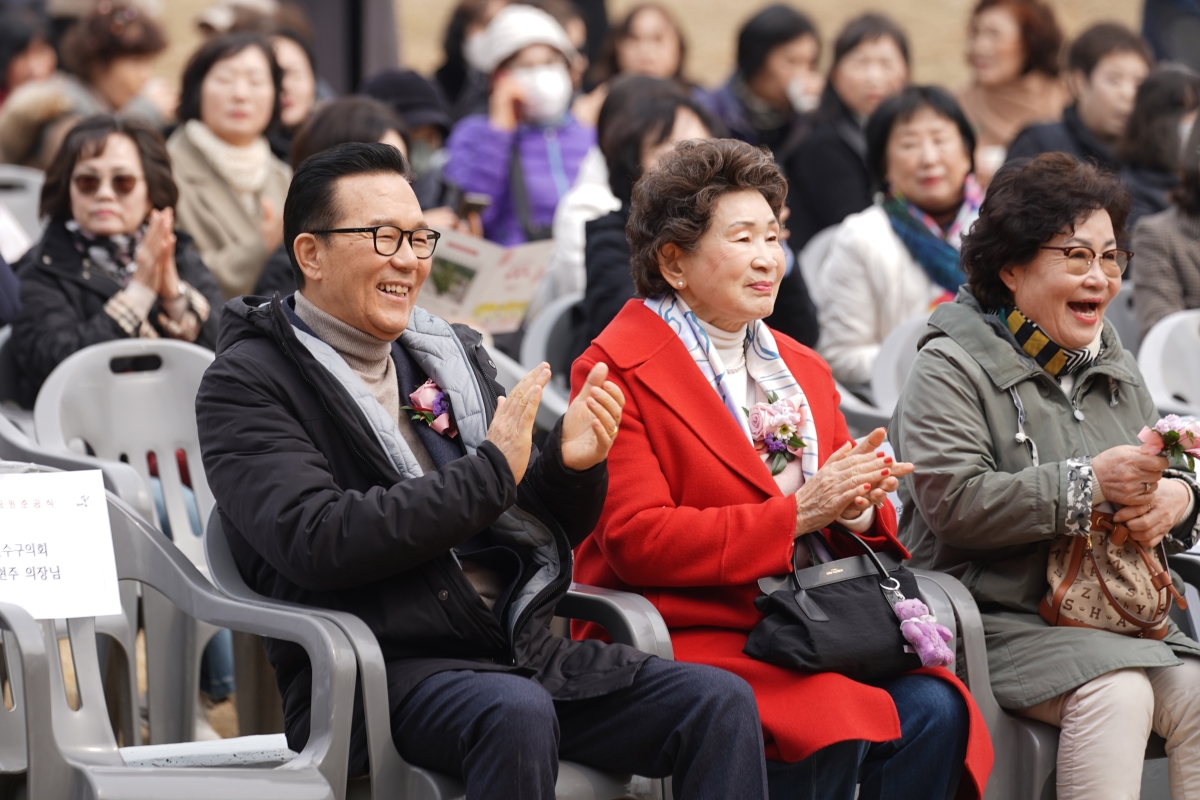 비류근린공원 준공식 현장의 2번째 이미지