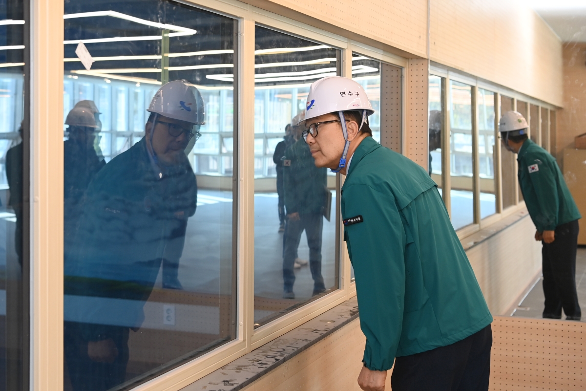 연수행복체육센터 공사 현장의 3번째 이미지