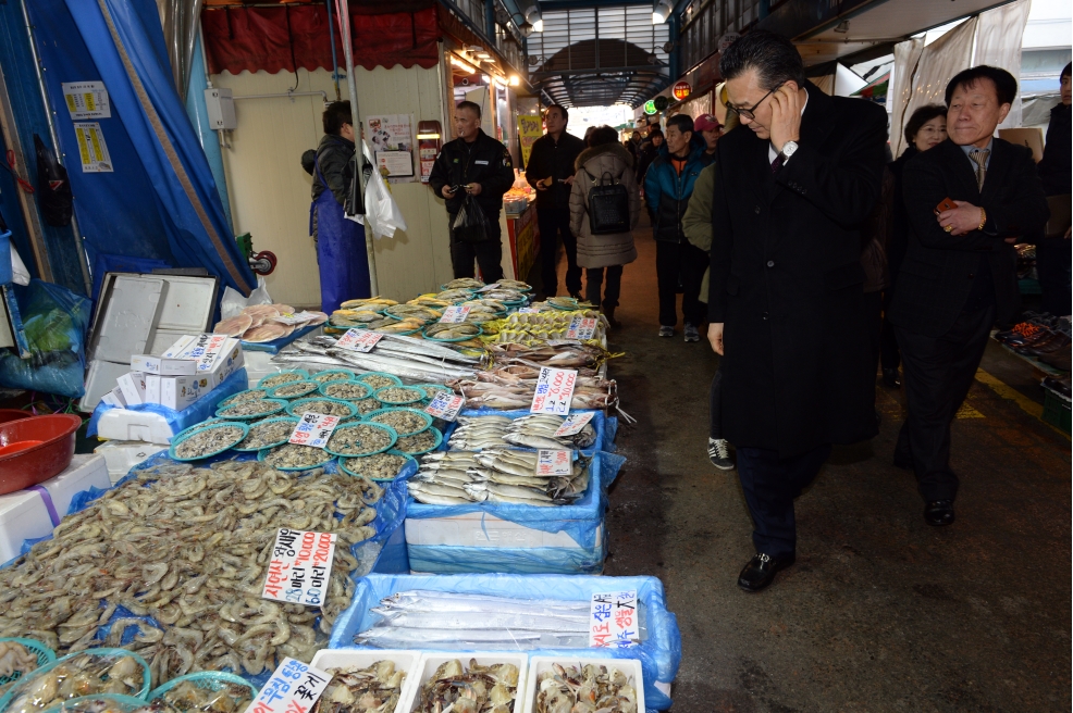 명절 앞두고 옥련 재래시장 방문의 1번째 이미지