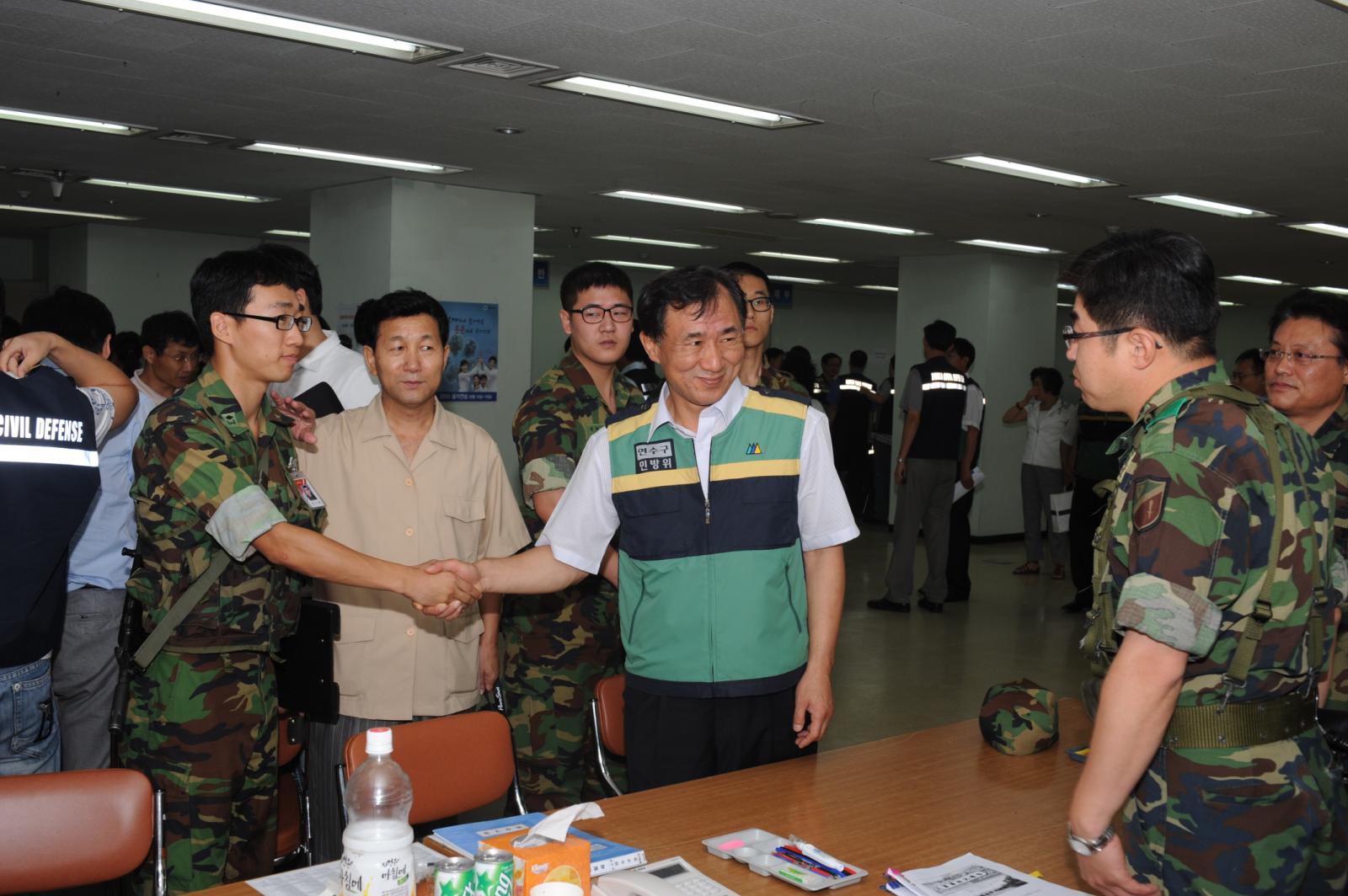 을지훈련장방문의 1번째 이미지