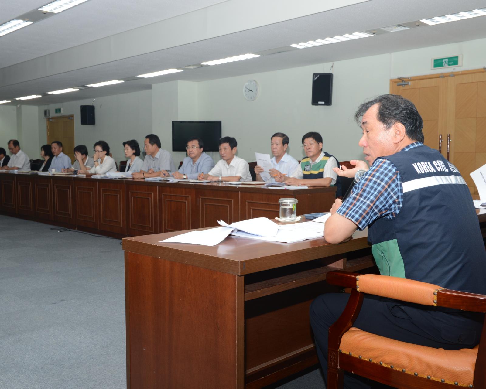 초대형태풍볼라벤대비 긴급간부회의의 1번째 이미지