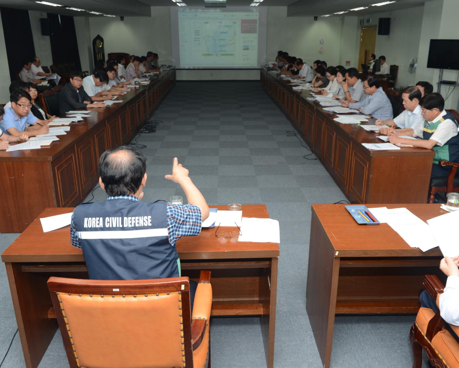 초대형태풍볼라벤대비 긴급간부회의의 2번째 이미지