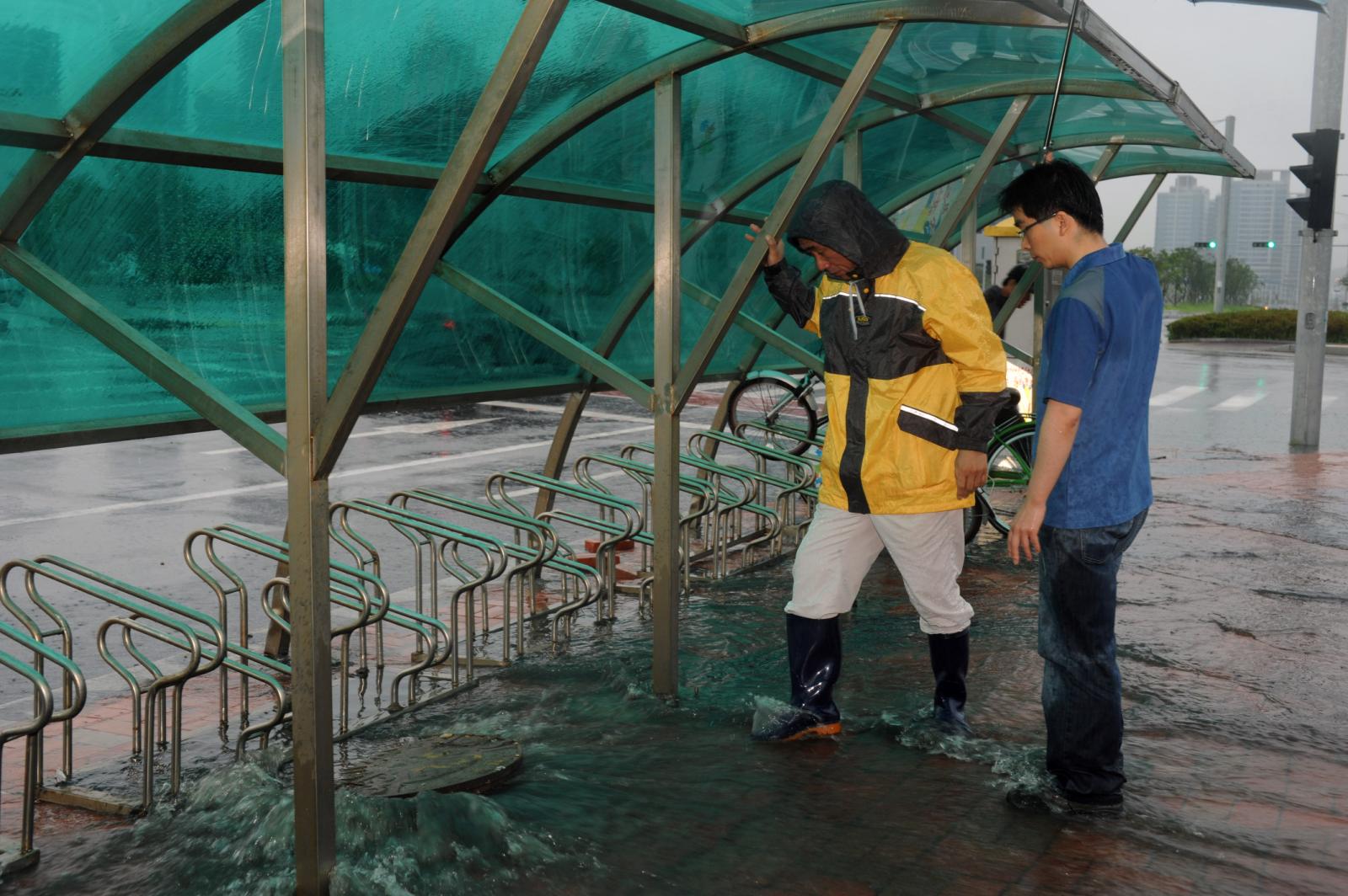 국지성 집중호우로인한 재해현장 방문의 2번째 이미지