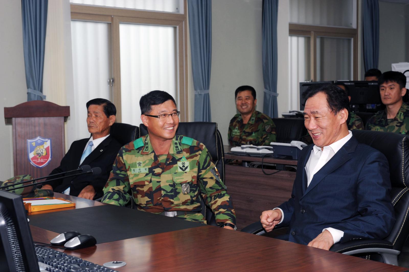 추석맞이 군부대 위문의 1번째 이미지