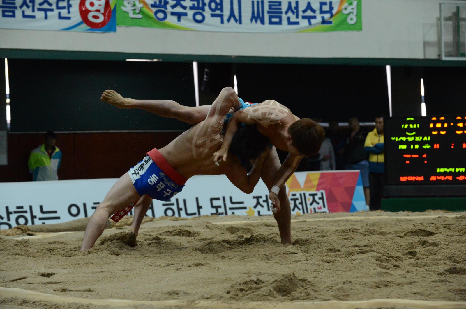 체전 연수구씨름단 금메달의 1번째 이미지