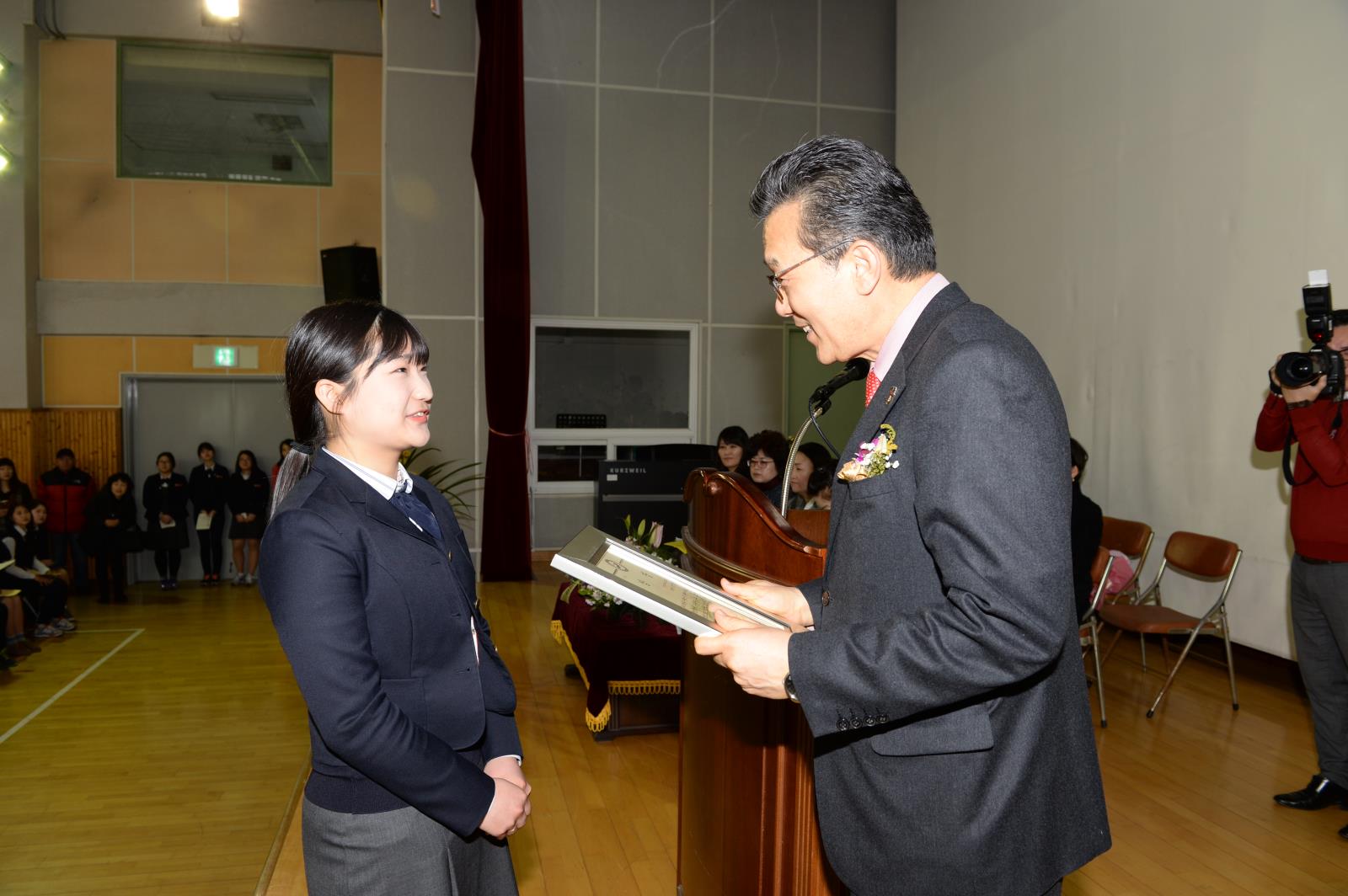 연수여자고등학교 졸업식 참석의 1번째 이미지