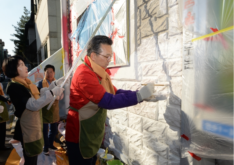 함박마을 예쁜 골목길 벽화그리기의 1번째 이미지