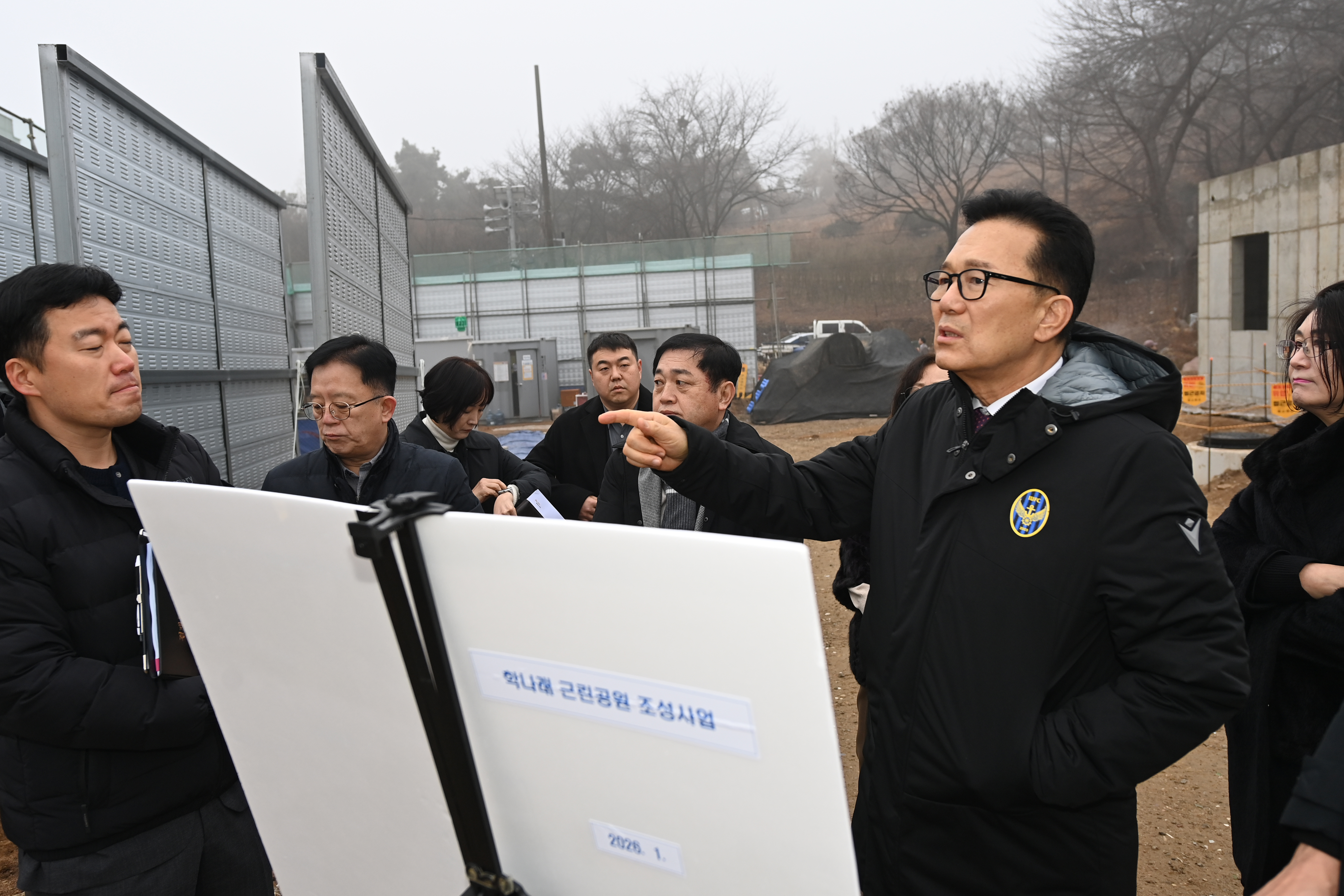 선학동 학나래공원 조성부지 현장 방문의 2번째 이미지