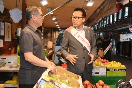 추석맞이 전통시장 장보기 행사 및 물가안정 캠페인 사진