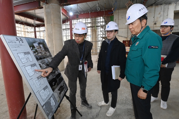 공사 현장 점검(청소년수련관, 8공구복합문화시설) 사진