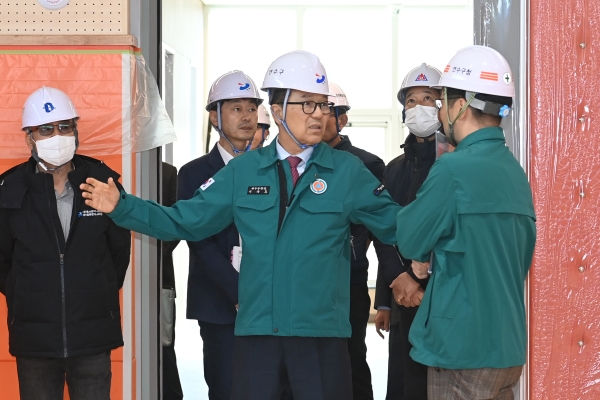 연수행복체육센터 공사 현장 사진