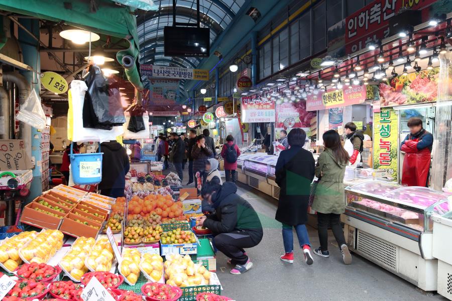 옥련시장 상세보기 | 사진으로 보는 연수 | 구정홍보관