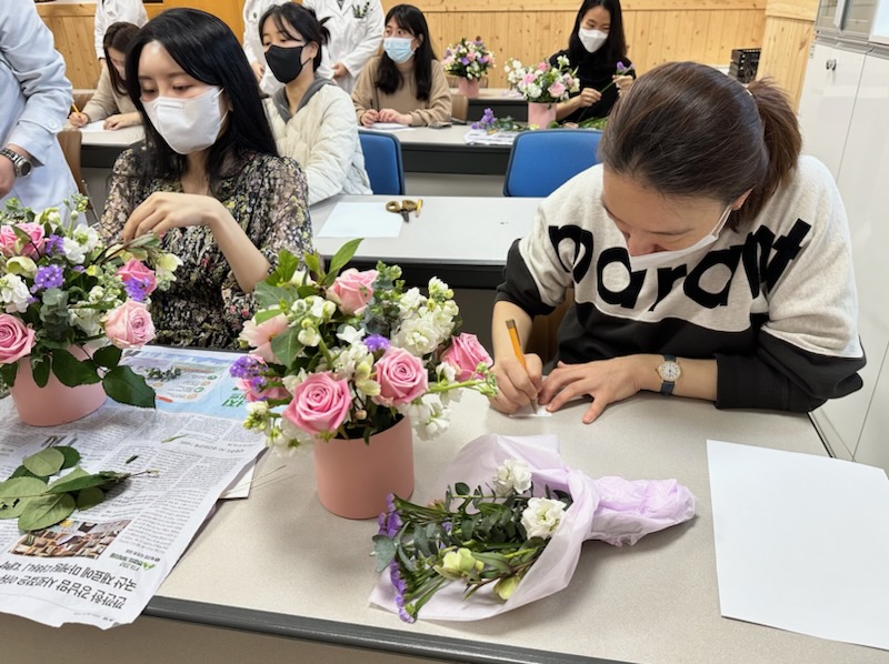 연수구, 임산부 공감프로젝트 ‘플라워 태교’ 첫 수업
