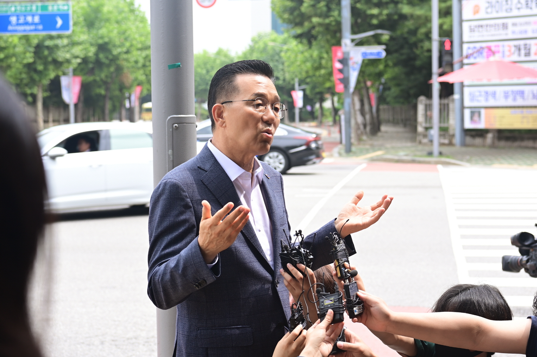 연수구, 정당현수막 철거 첫날 48개 정비 완료
