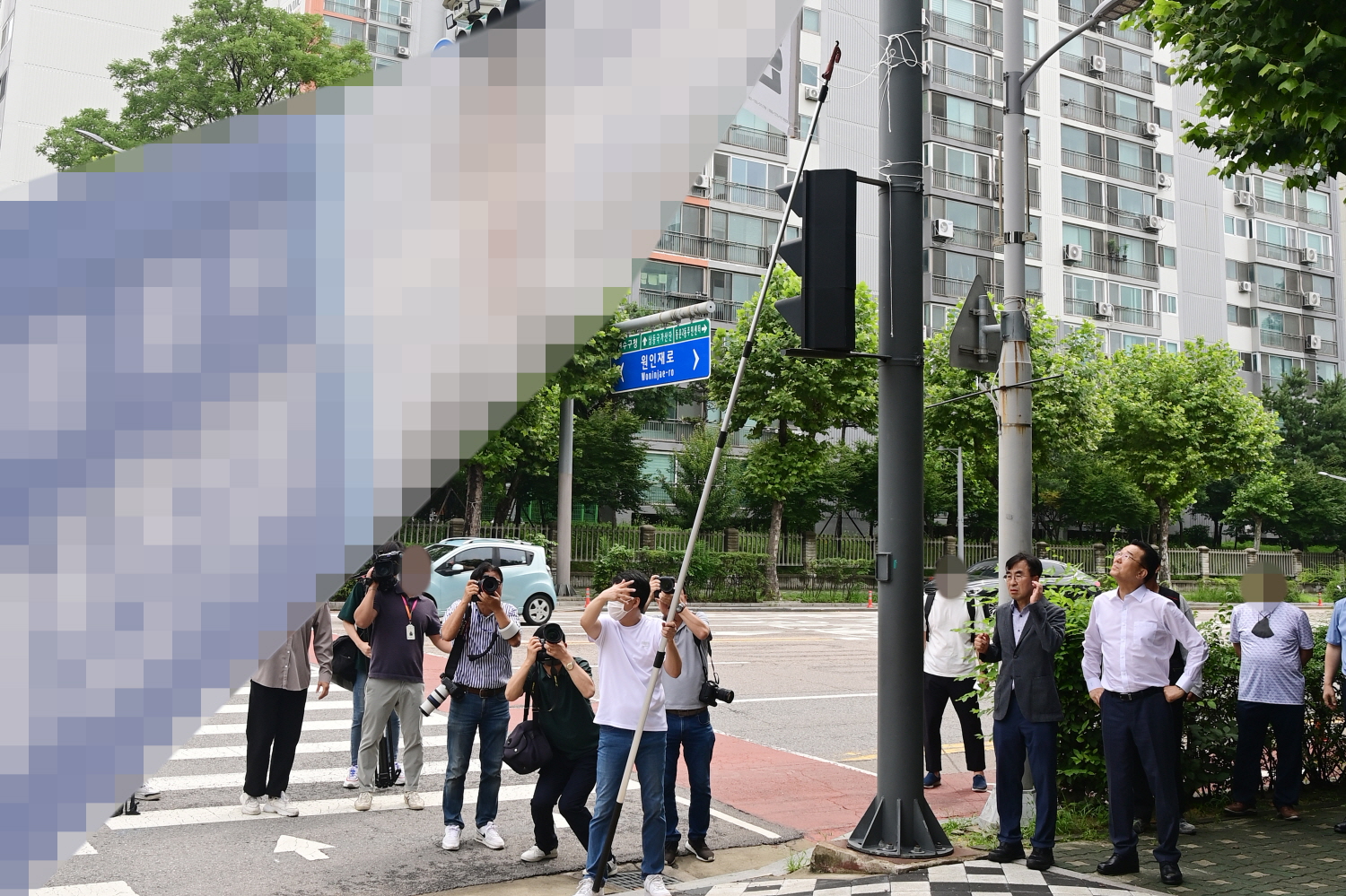 연수구, 정당현수막 철거 첫날 48개 정비 완료