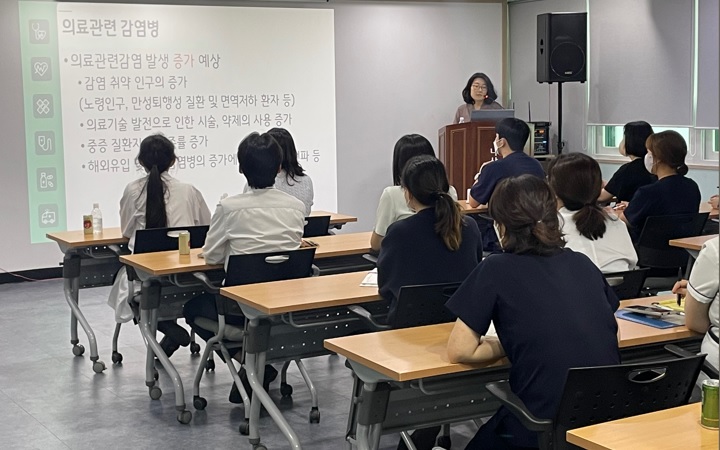 연수구, 의료진 등 대상 의료 관련 감염병 예방 교육