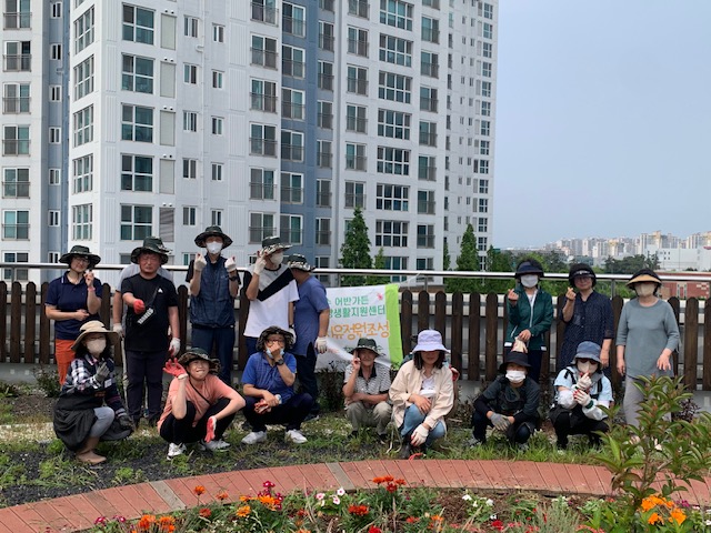 송도건강생활지원센터, 2023 하반기 옥상텃밭 프로그램 운영
