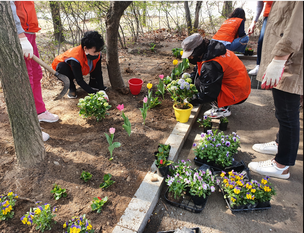 동춘3동 주민자치회, 식목일 나무심기 및 마을 환경 정비의 2번째 이미지