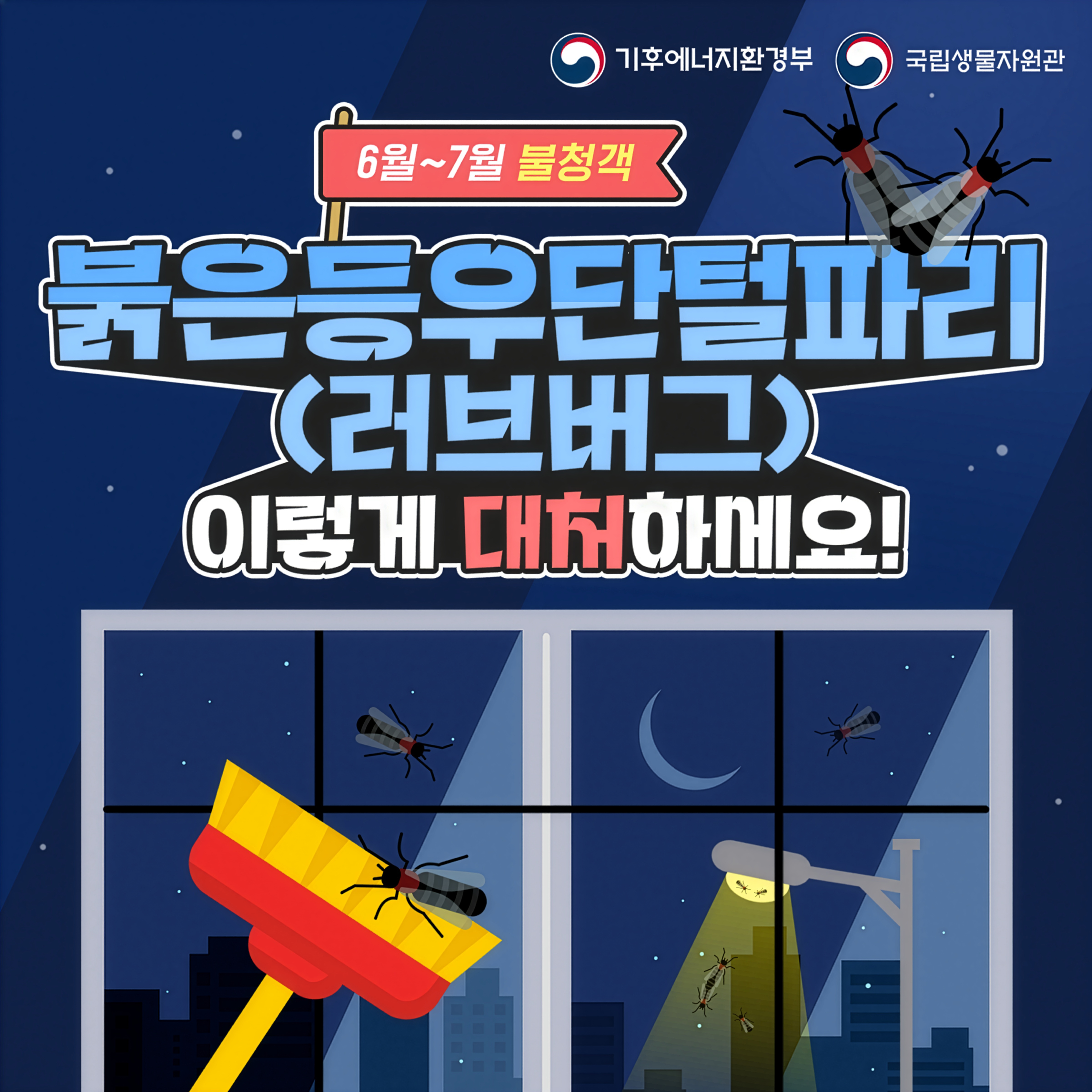 기후에너지환경부 · 국립생물자원관

6월~7월 불청객

붉은등우단털파리
(러브버그)
이렇게 대처하네요!