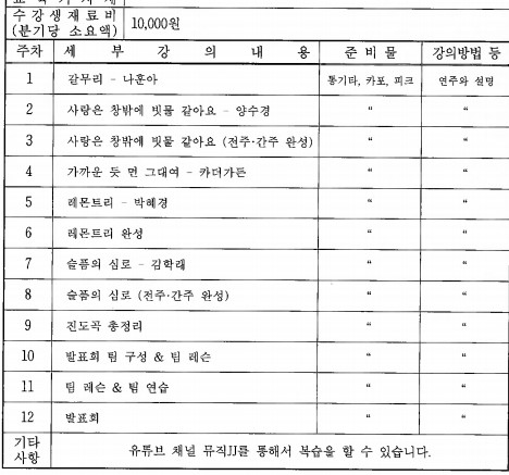강좌 사진